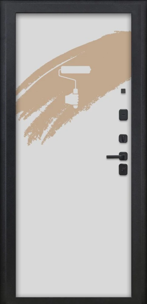 Входная дверь ДвериПРО Росна Под покраску DPRO227941 внутренняя сторона